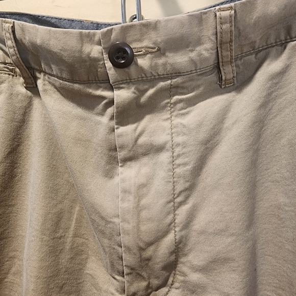 J. Crew Re-Imagine Men's Tan Flat Front Shorts Classic Design size 35 - Picture 7 of 14